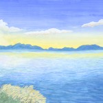 71_湖畔の秋F50号桑原容子（会友）